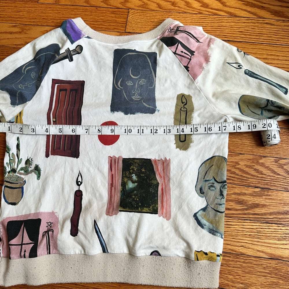 Samantha Pleet Multicolor Graphic Long Sleeve Tee - Picture 5 of 6